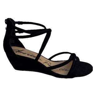American‎ Rag Womens Calla Black Open Toe Strappy Sandals Size 9.5 NWB